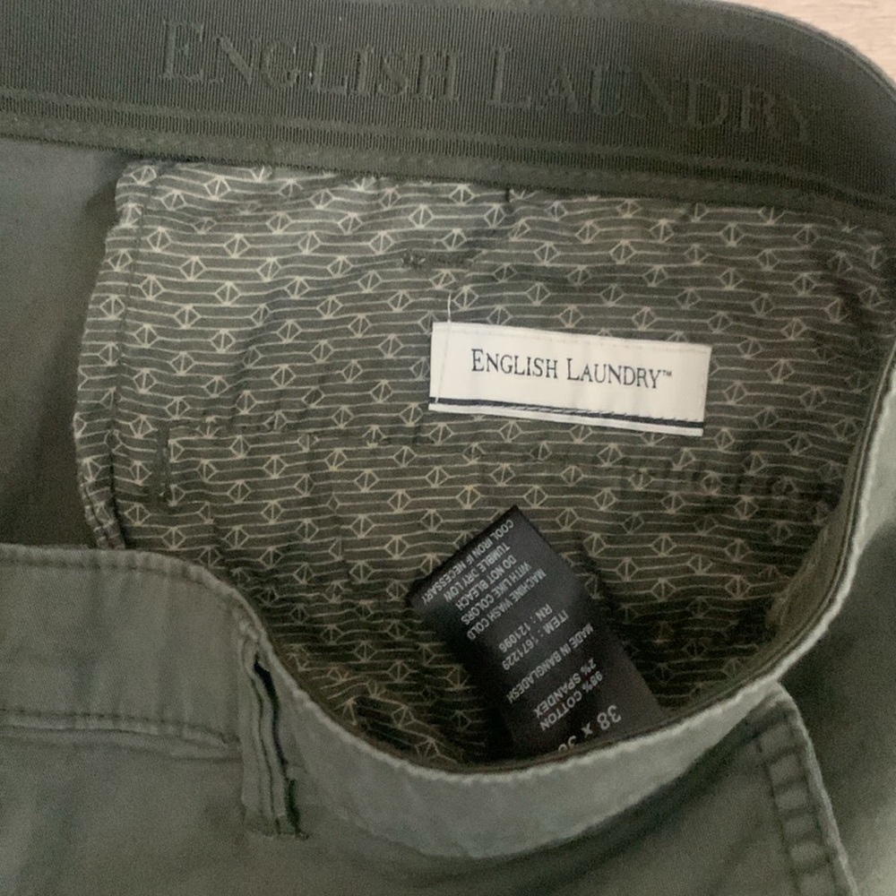 English Laundry Men's Khaki Chinos - Picture 2 of 5